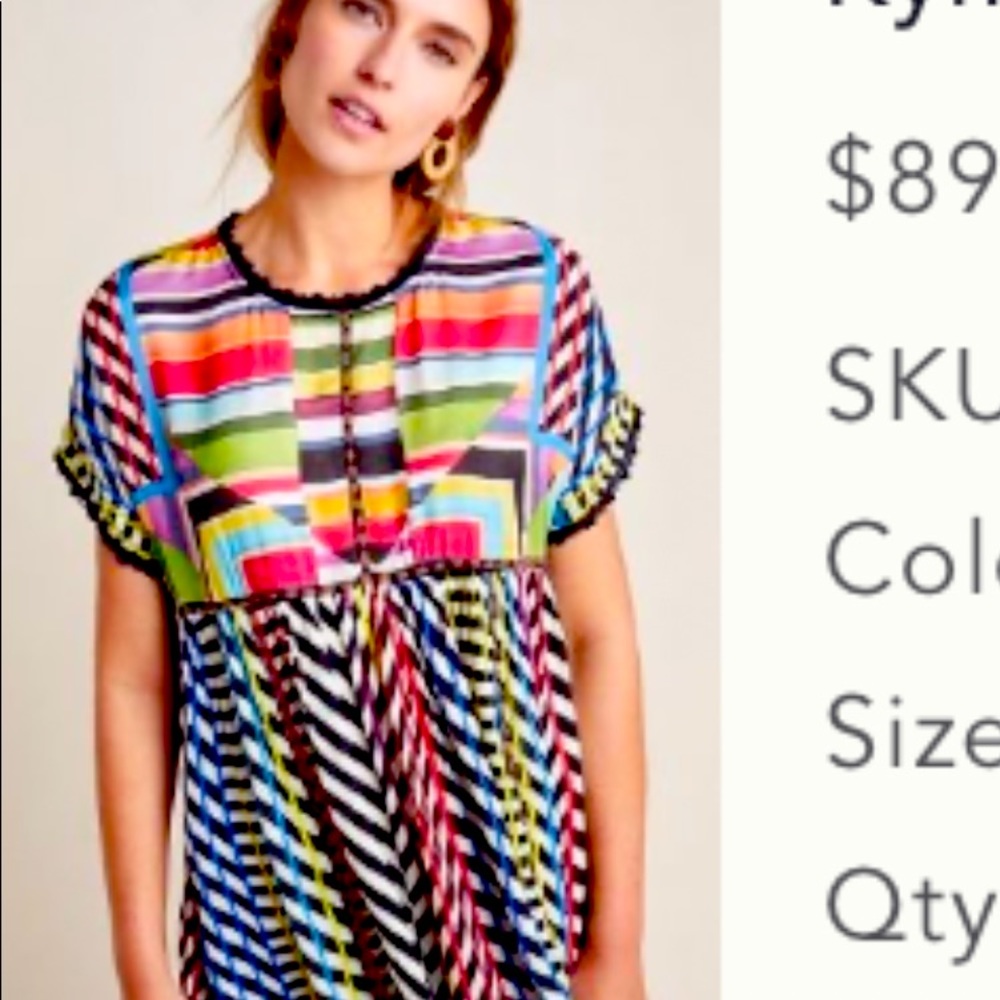 Anthropologie “Kynsa” Tunic